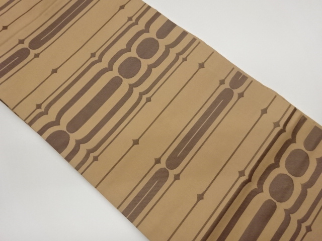 JAPANESE NAGOYA OBI / WOVEN ABSTRACT STRIPE
